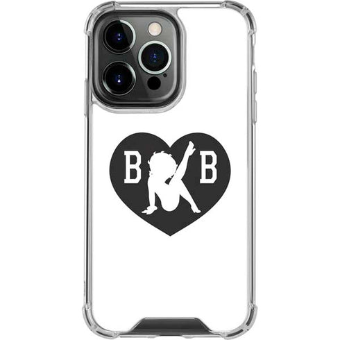 Betty Boop BW iPhone 16 Pro Clear Case